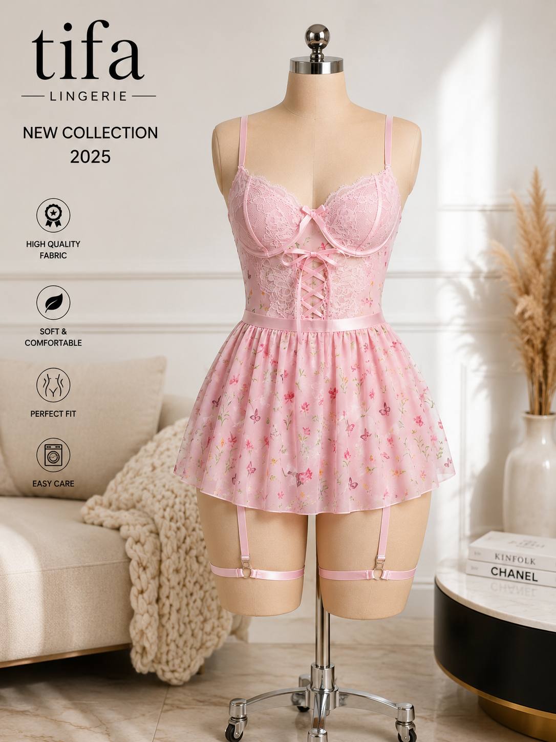 لباس خواب فانتزی عروسکی کد:5255