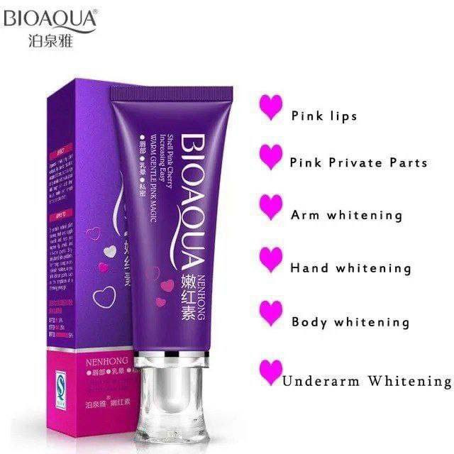 کرم صورتی کننده و رفع تیرگی بیوآکوا BIOAQUA